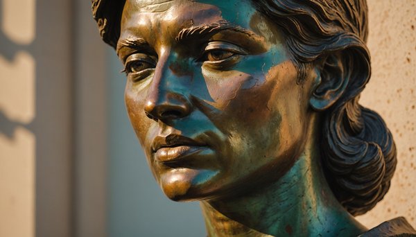 Bronzestatue: ewige schönheit in metall gegossen